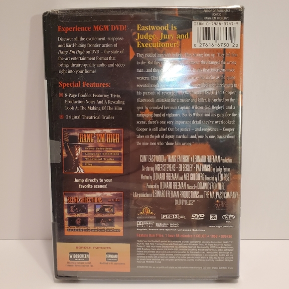 Hang 'Em High DVD  Clint Eastwood - Picture 2 of 5